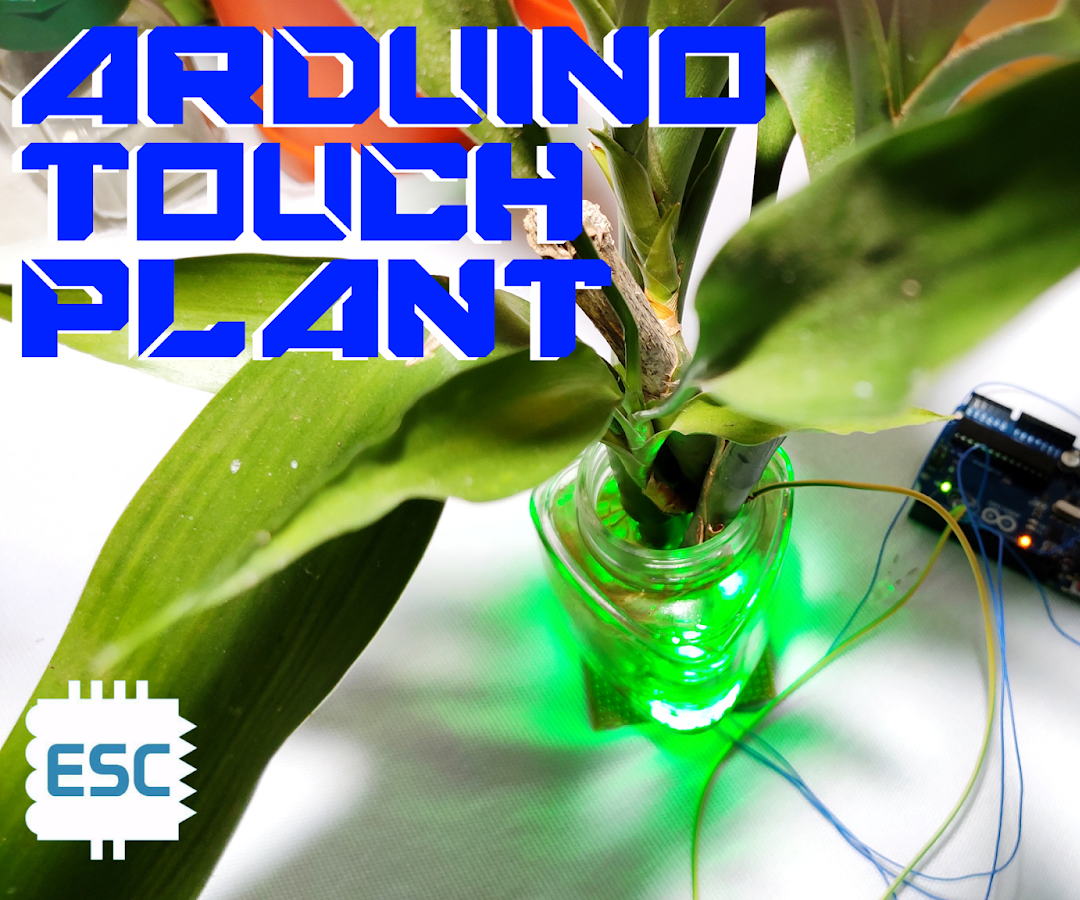 TOUCH SENSITIVE ARDUINO PLANT