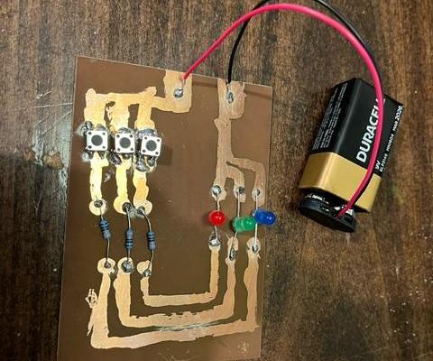 Simple DIY Etched Circuit Board Using Nail Polish!