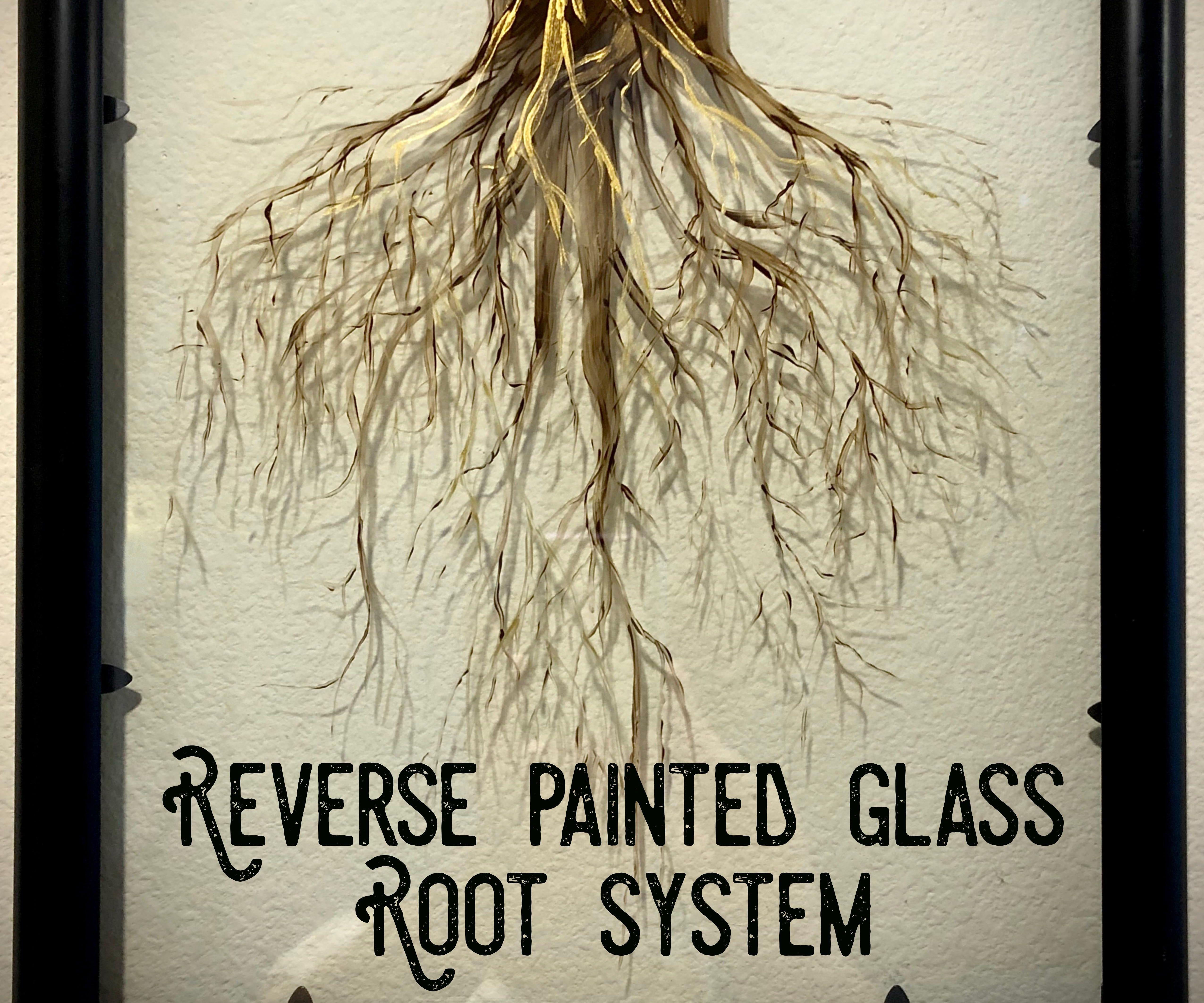 Reverse Glass Painting 