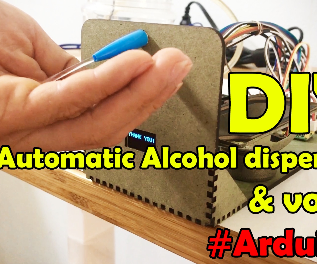 Automatic Alcohol Dispenser With Arduino