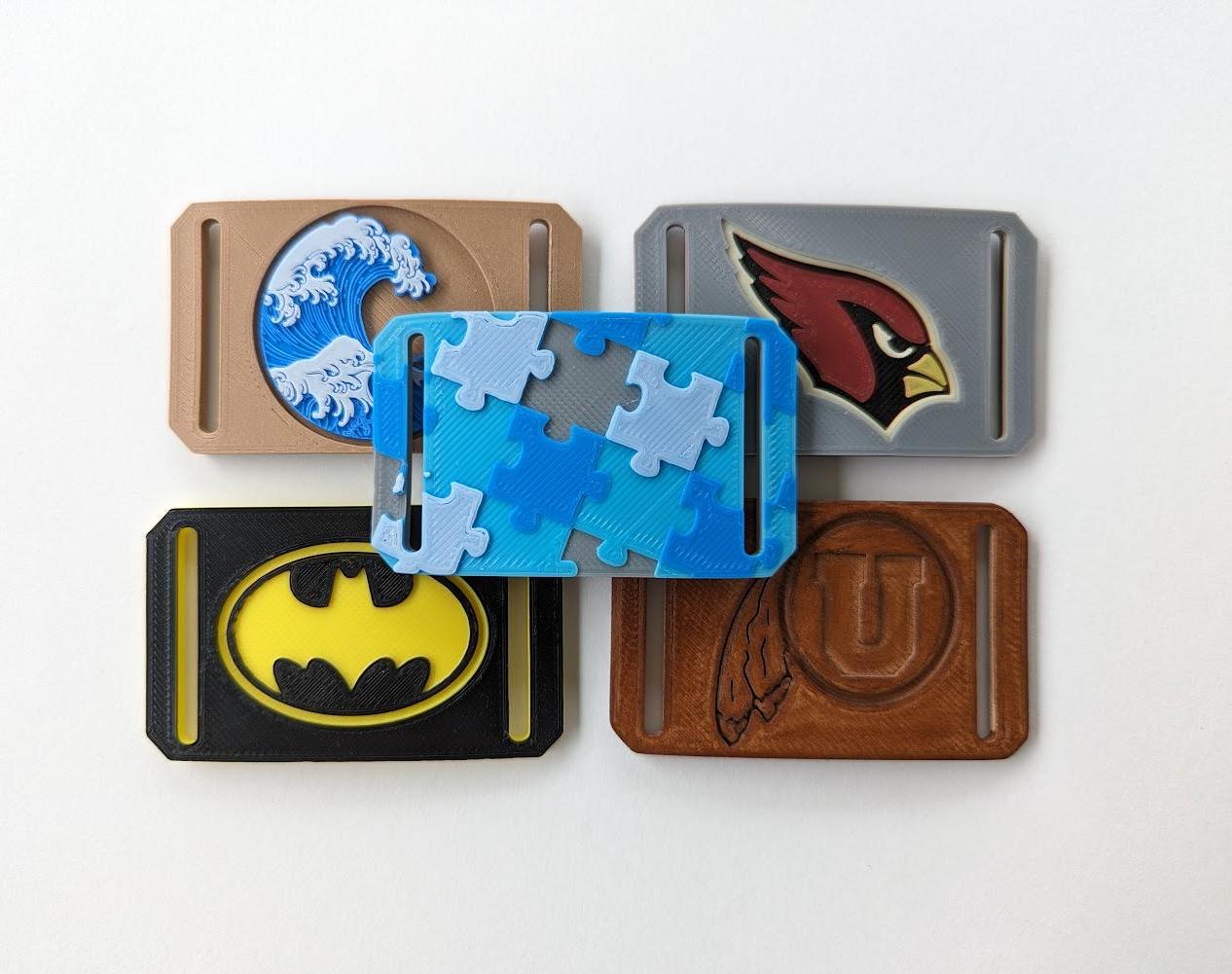 3D Printed Customizable Belt Buckles