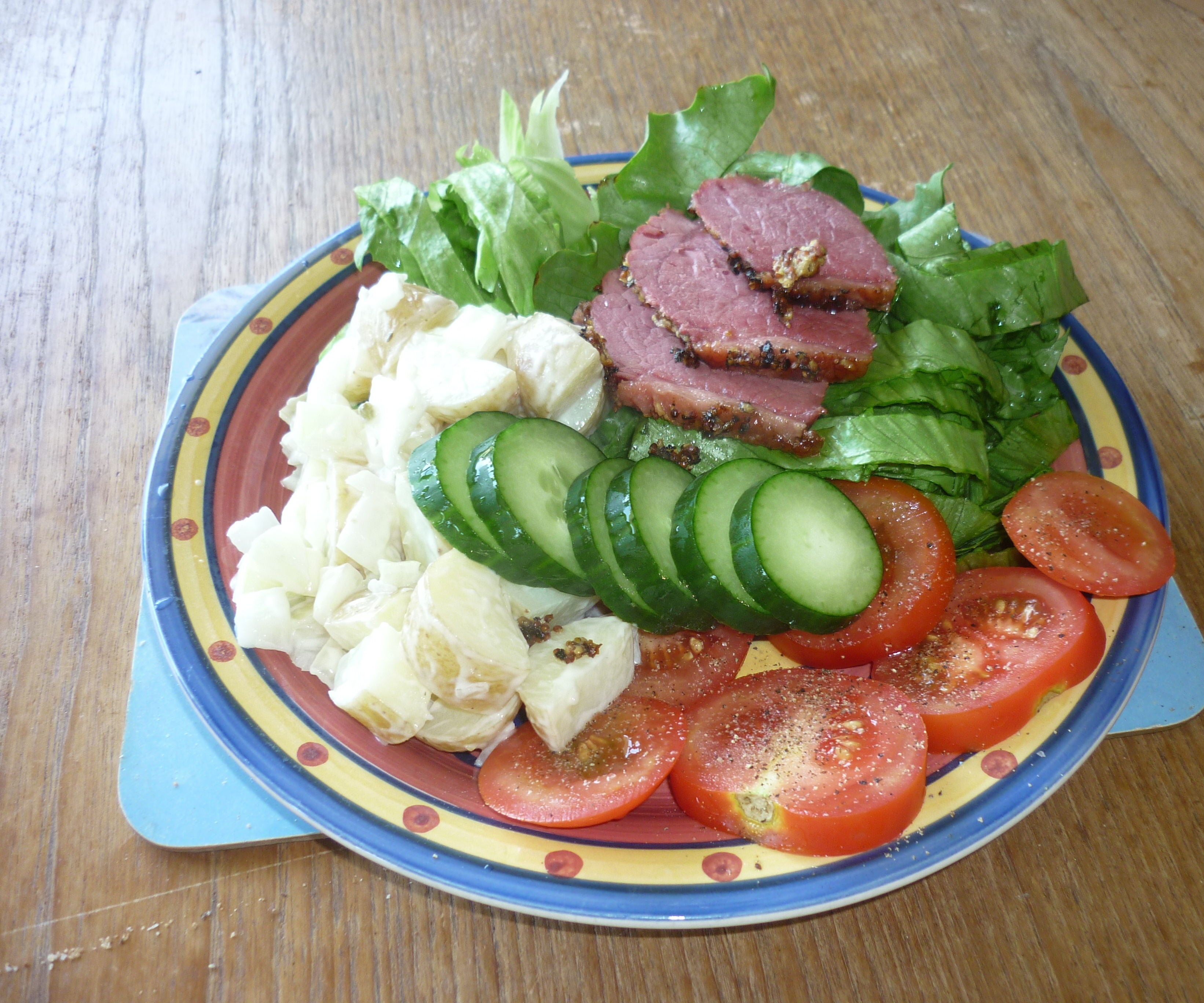 Roasted Corned Beef Salad