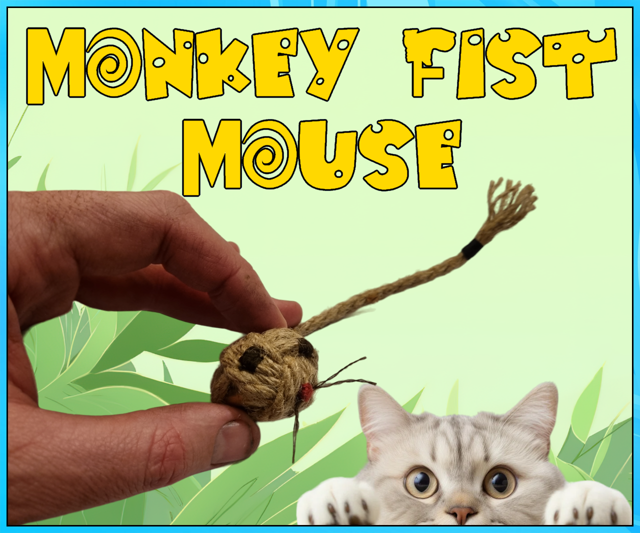 Monkey Fist Mouse - Cat Toy