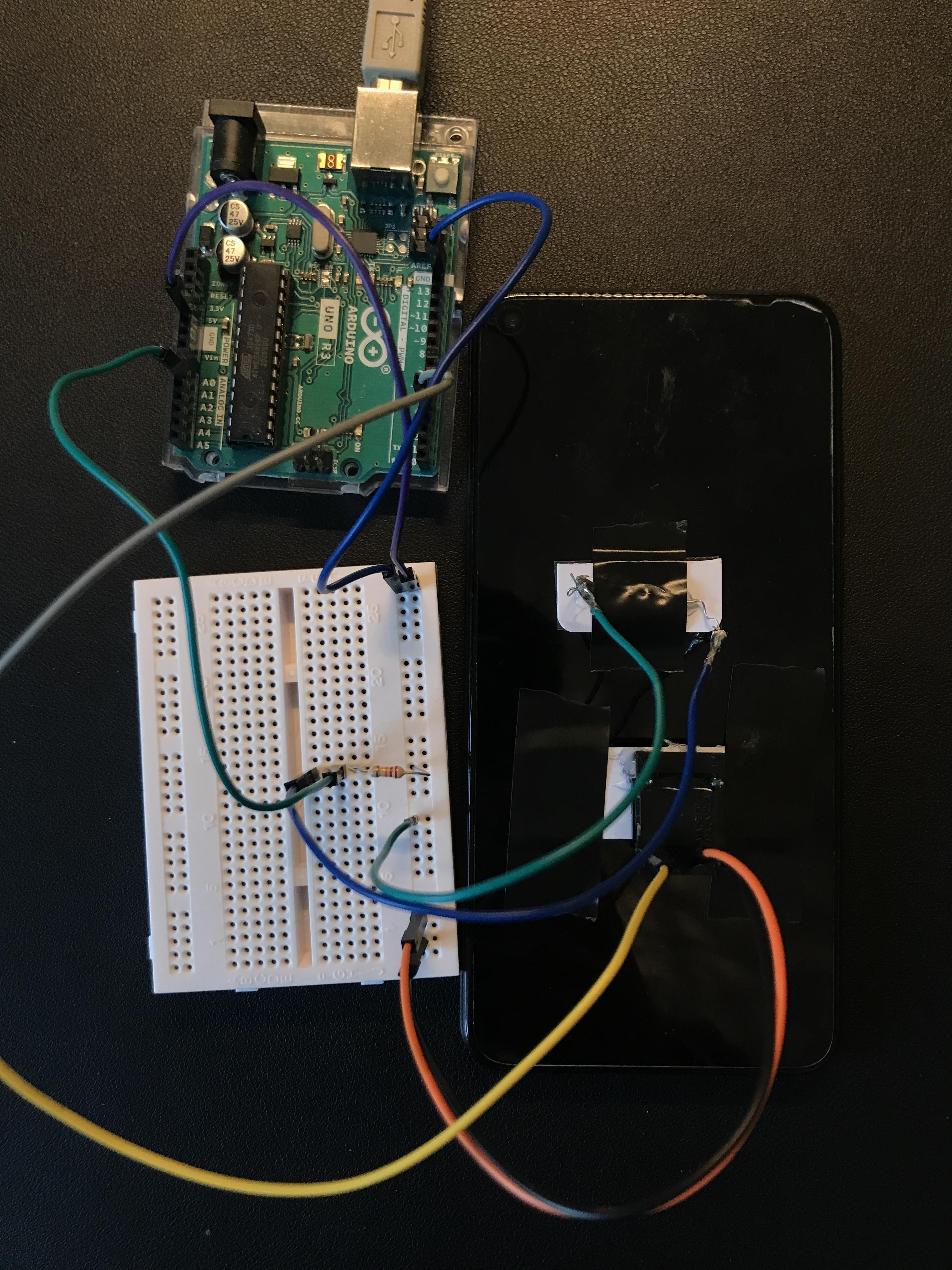 A Modified Relay for Performing Tap Tests on Touch Screen Devices  