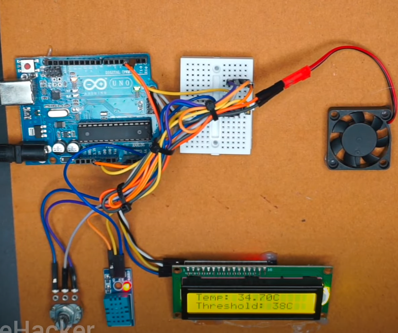 Building Your Own Temperature-Controlled Fan With DHT11 Sensor