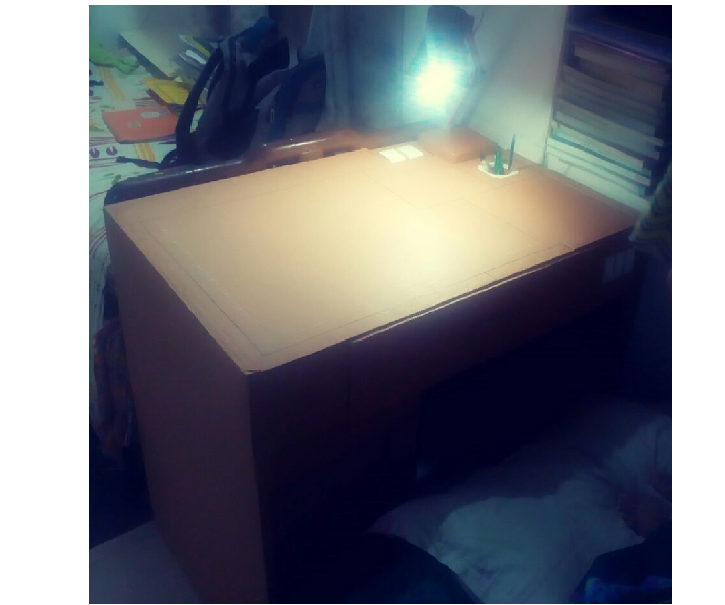 Study Table From Corrugated Sheets