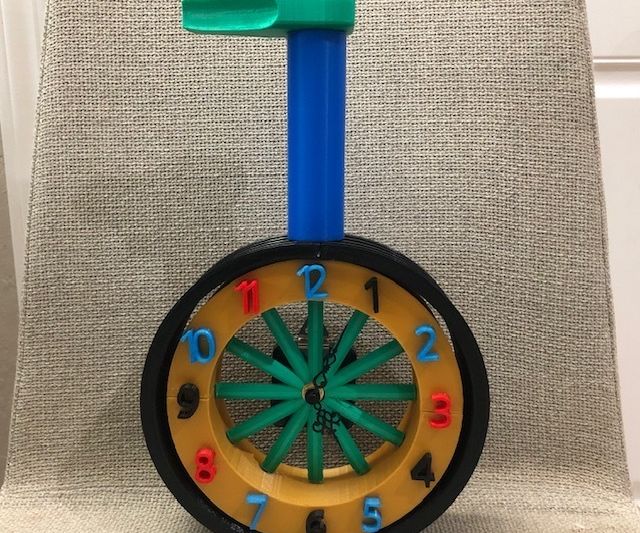 Unicycle Clock