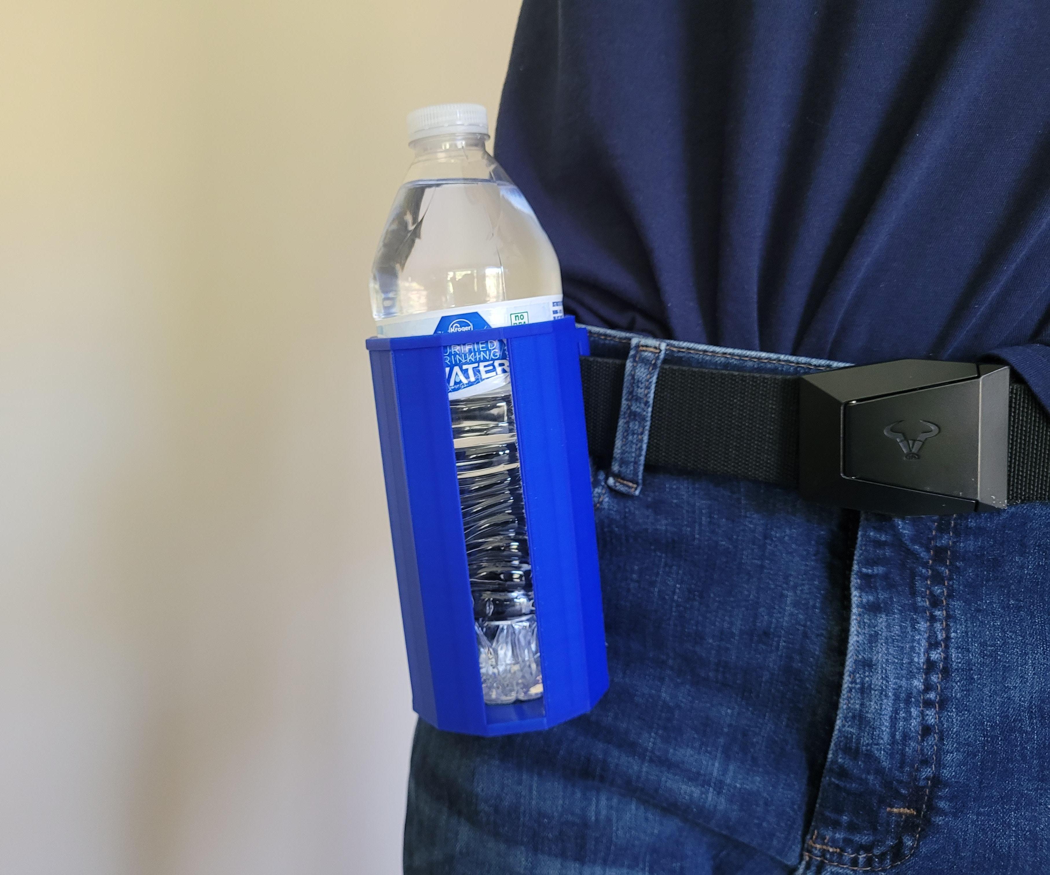 3D Printed Belt Mounted Water Bottle Holder Using Tinkercad