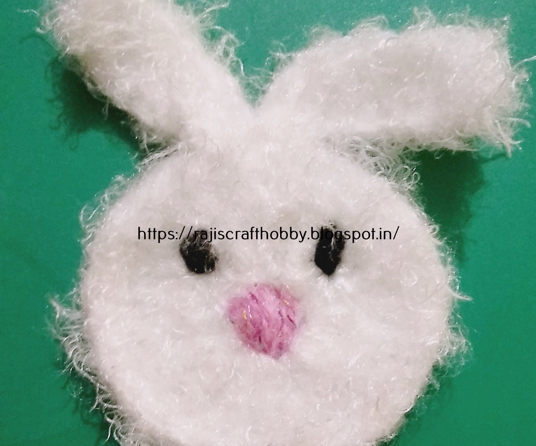 Easy Crochet Bunny Applique Pattern