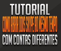 TUTORIAL - Como Abrir Dois Skype Ao Mesmo Tempo Com Contas Diferentes