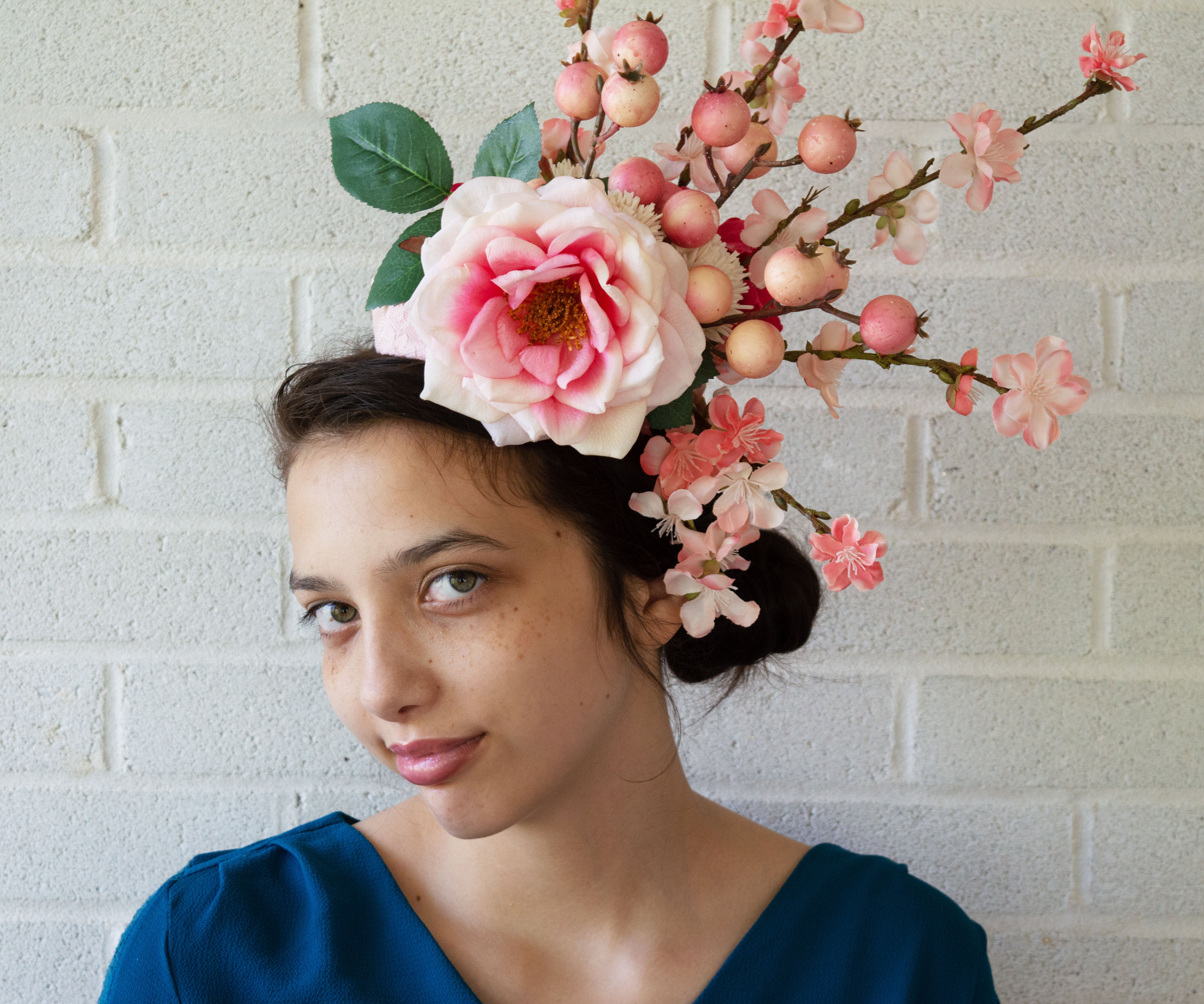 Elegant Cherry Blossom Fascinator