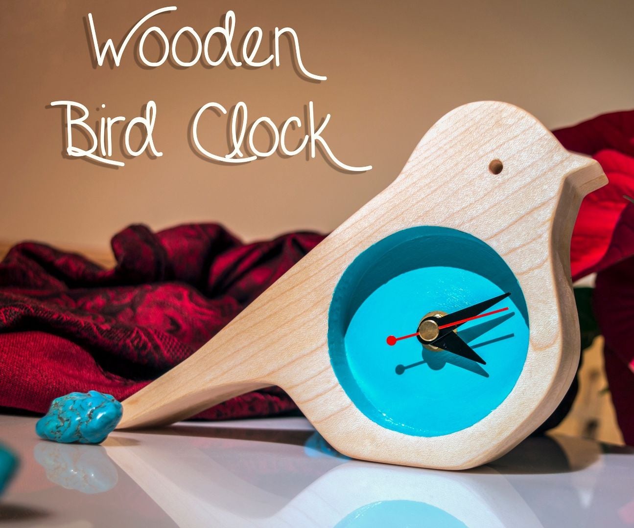 Wooden Bird Clock