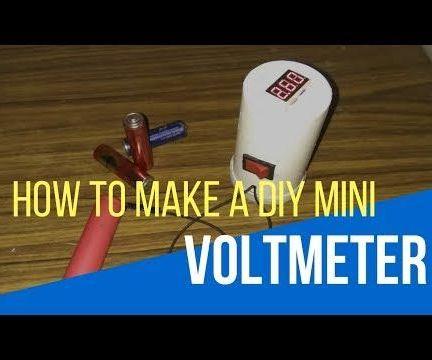 How to Make a Digital Voltmeter - DIY a Mini Voltmeter