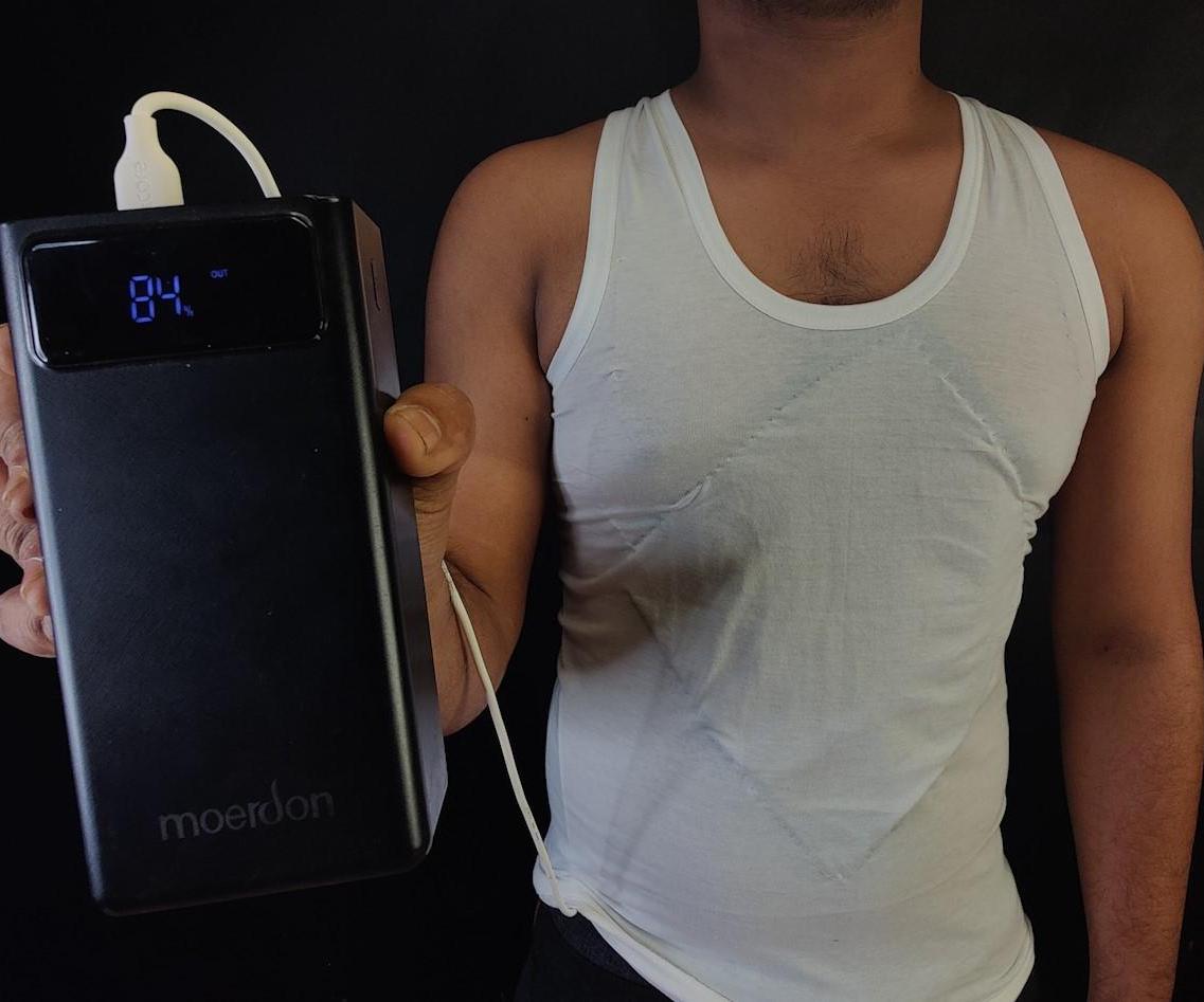 Creating a Winter Wearable - Electric Vest Body Warmer Powered by Mobile Power Banks