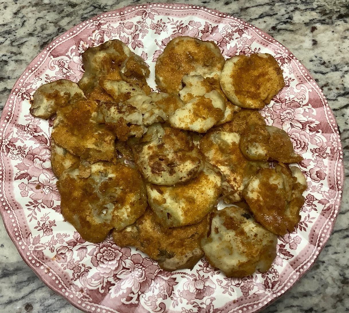 Southern Fried Eggplant: the Healthy Way