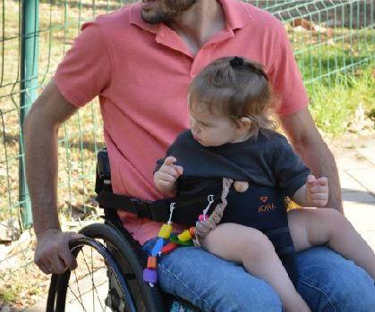 JONA - Wheelchair Seat Belt for Carrying Toddlers