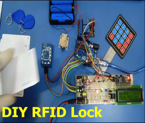 DIY RFID Lock Using RYRR10S Module