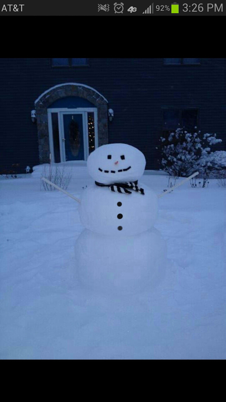 Making a Snowman With One Person