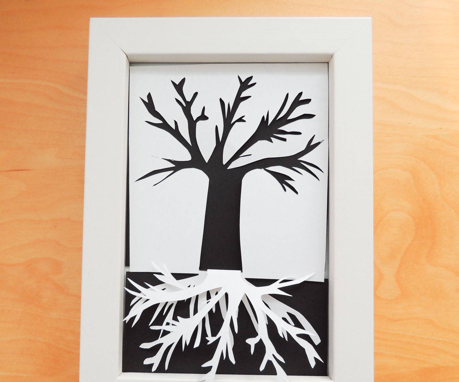 Papercut Tree Art