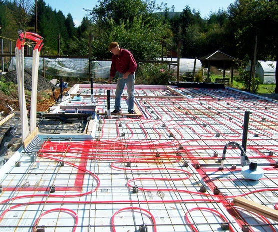 RADIANT FLOOR HYDRONIC (water) HEATING SYSTEM