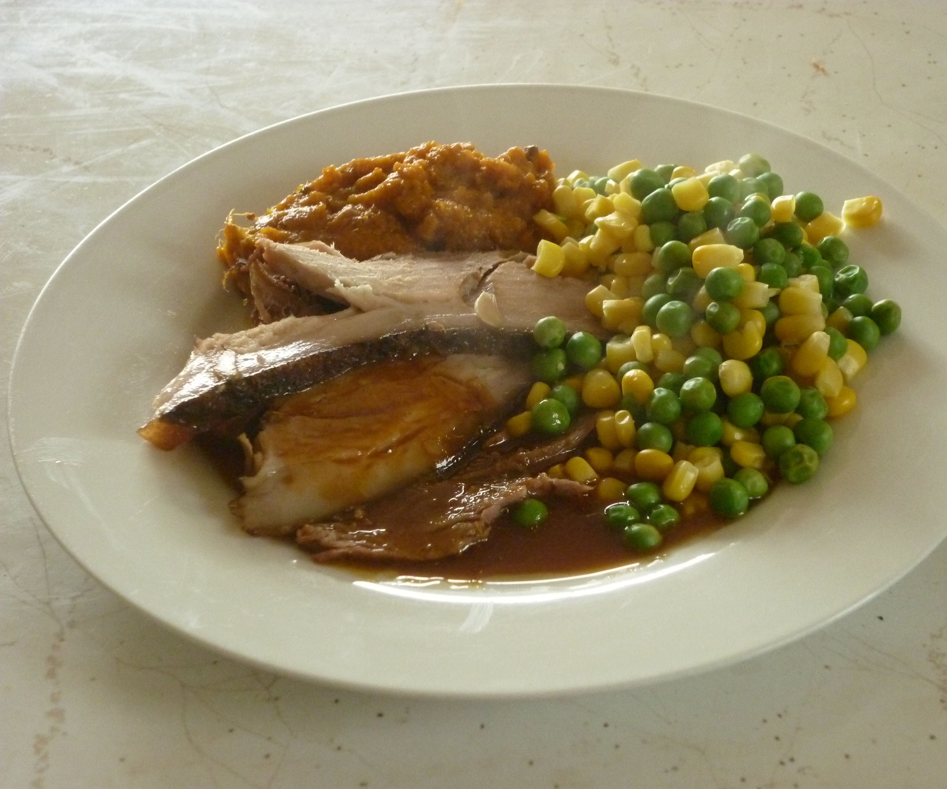 Slow Cooked Pork and Kumara (Sweet Potato)