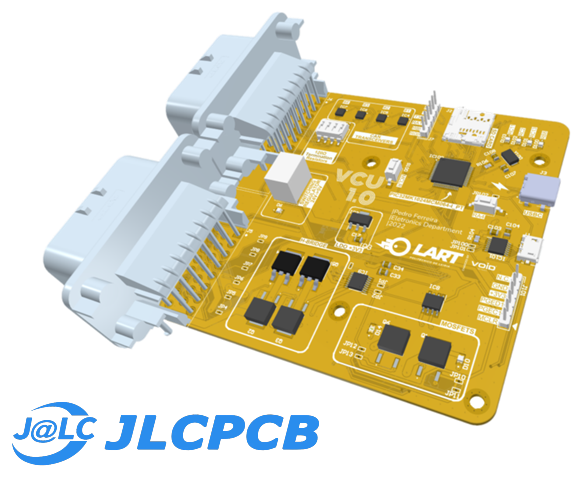 Vehicle Control Unit (VCU) in a Formula Student - Sponsored by JLCPCB