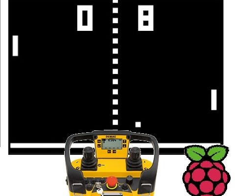 Raspberry Pi  - Playing Pong With Crane Remotes