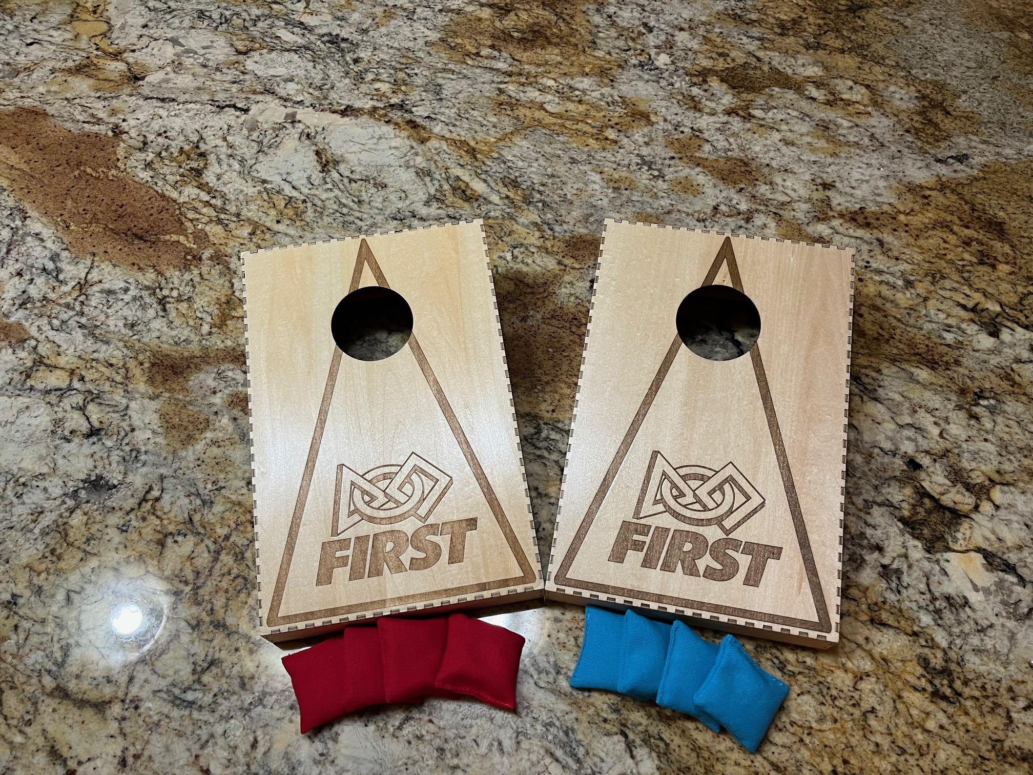 Laser Cut Mini Cornhole Boards