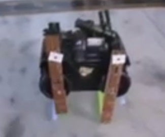 4 Legged Robot Using a Toy Car