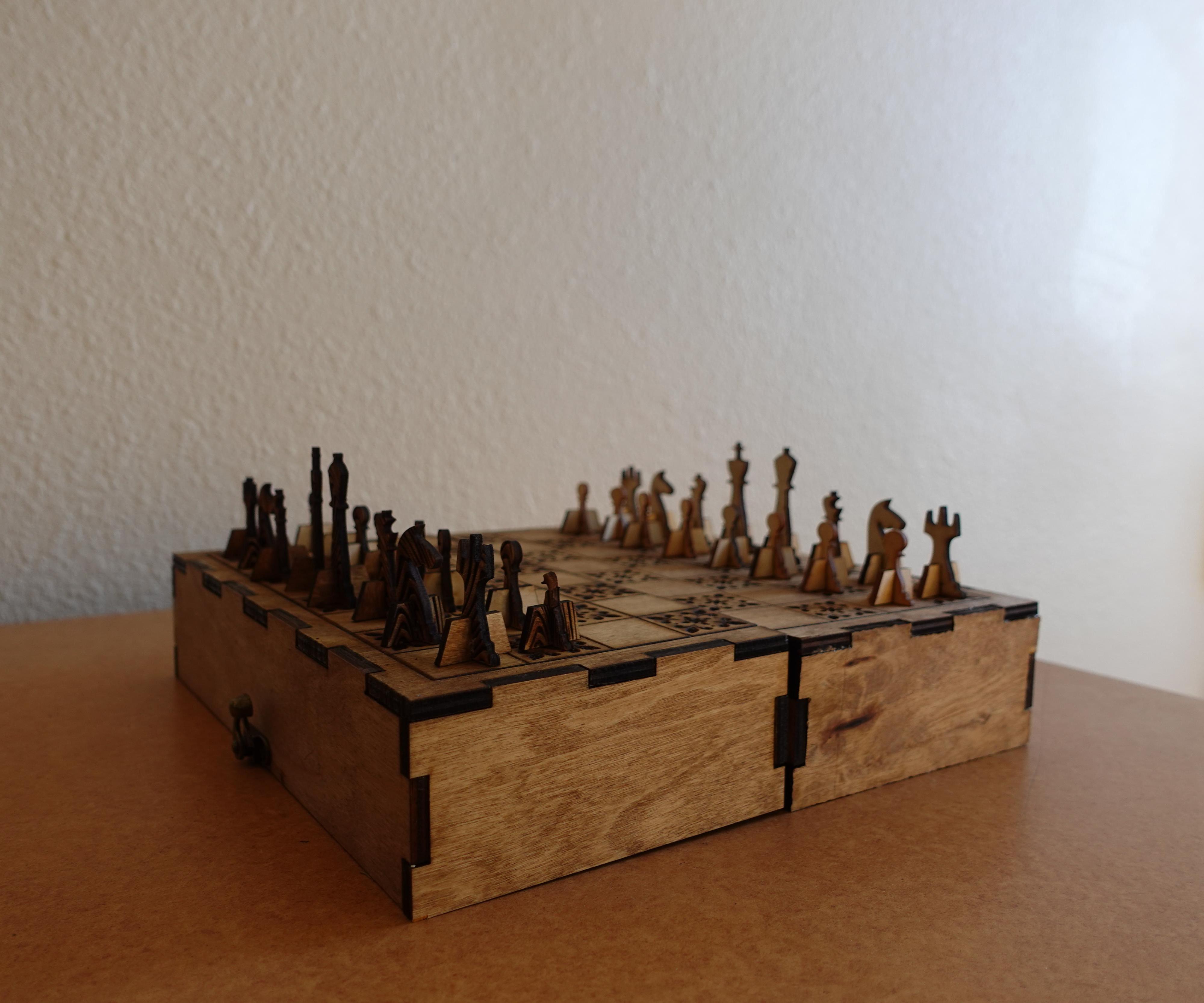 Reinventing a Chess Set: Decorative, Functional, and Portable!
