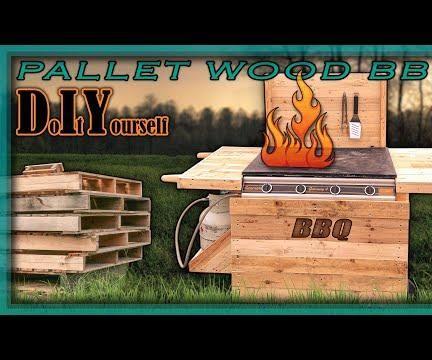 Barbecue Made From Pallet Wood
