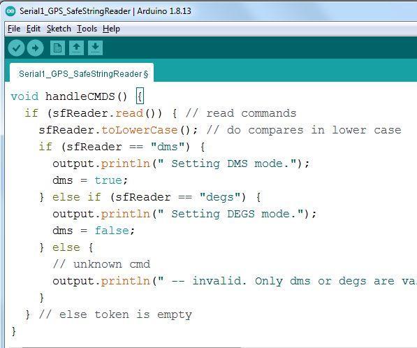 Arduino Text I/O for Real World Applications