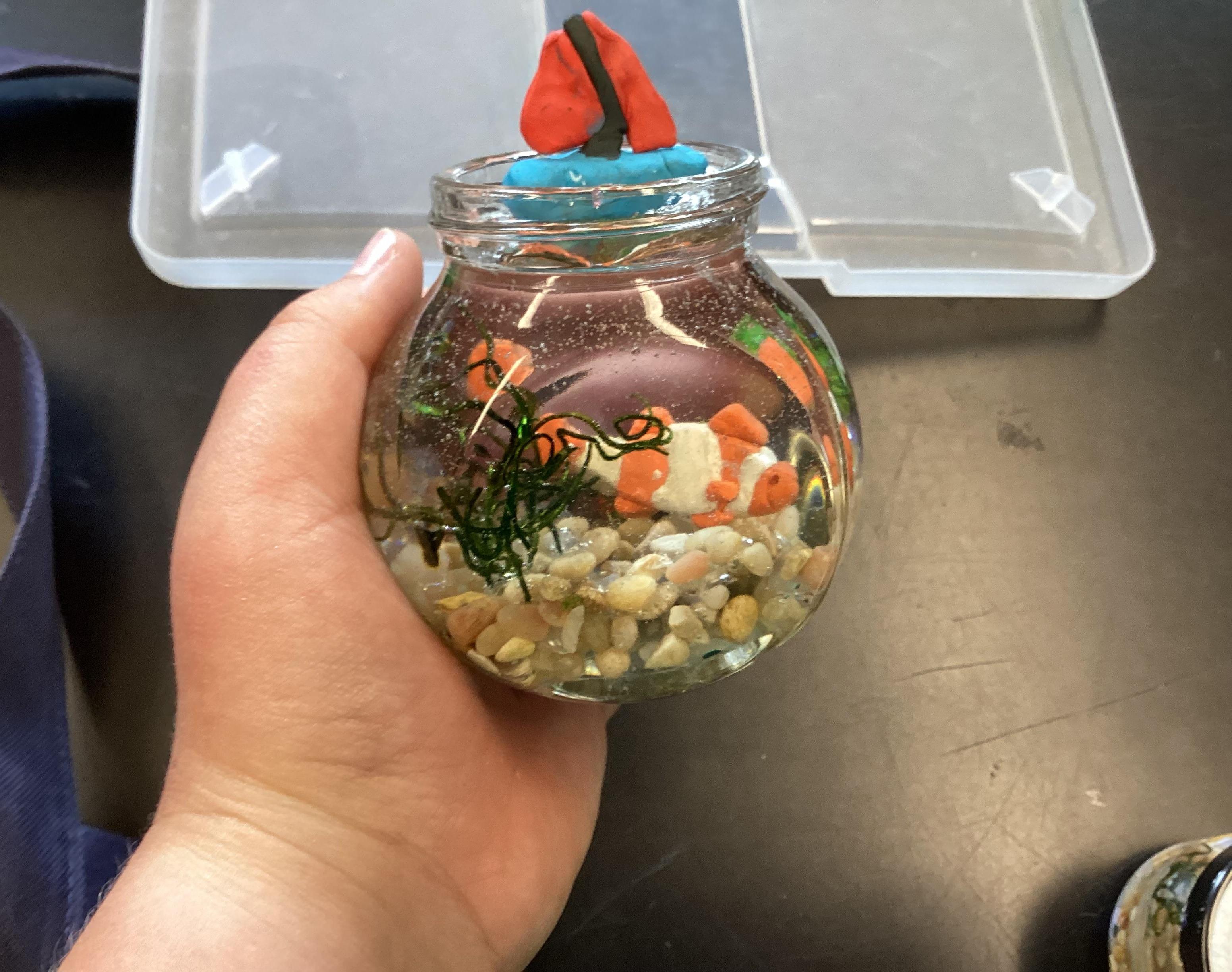 Mini Fish Resin Diorama