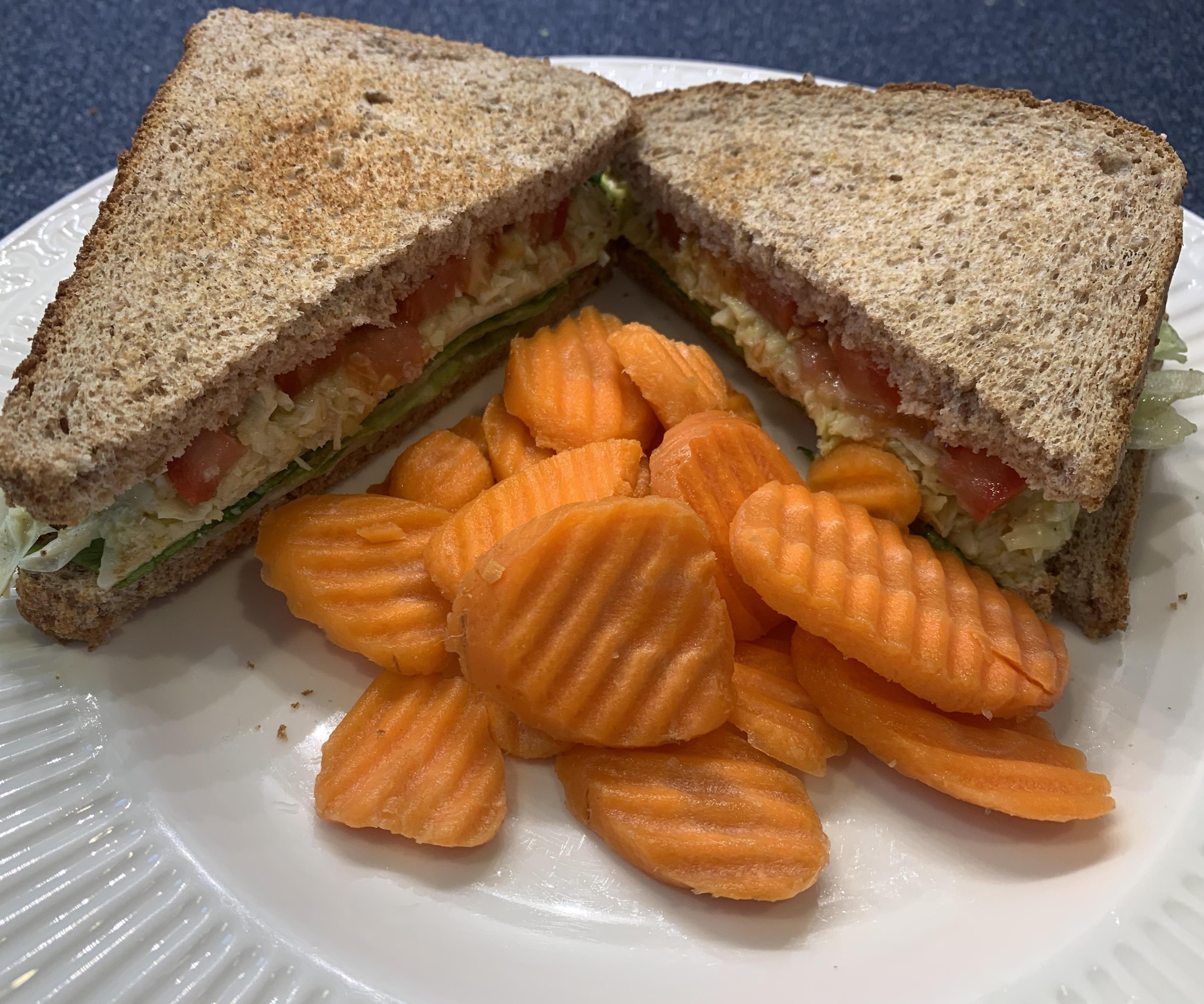 Awesome Artichoke Spread Sandwich