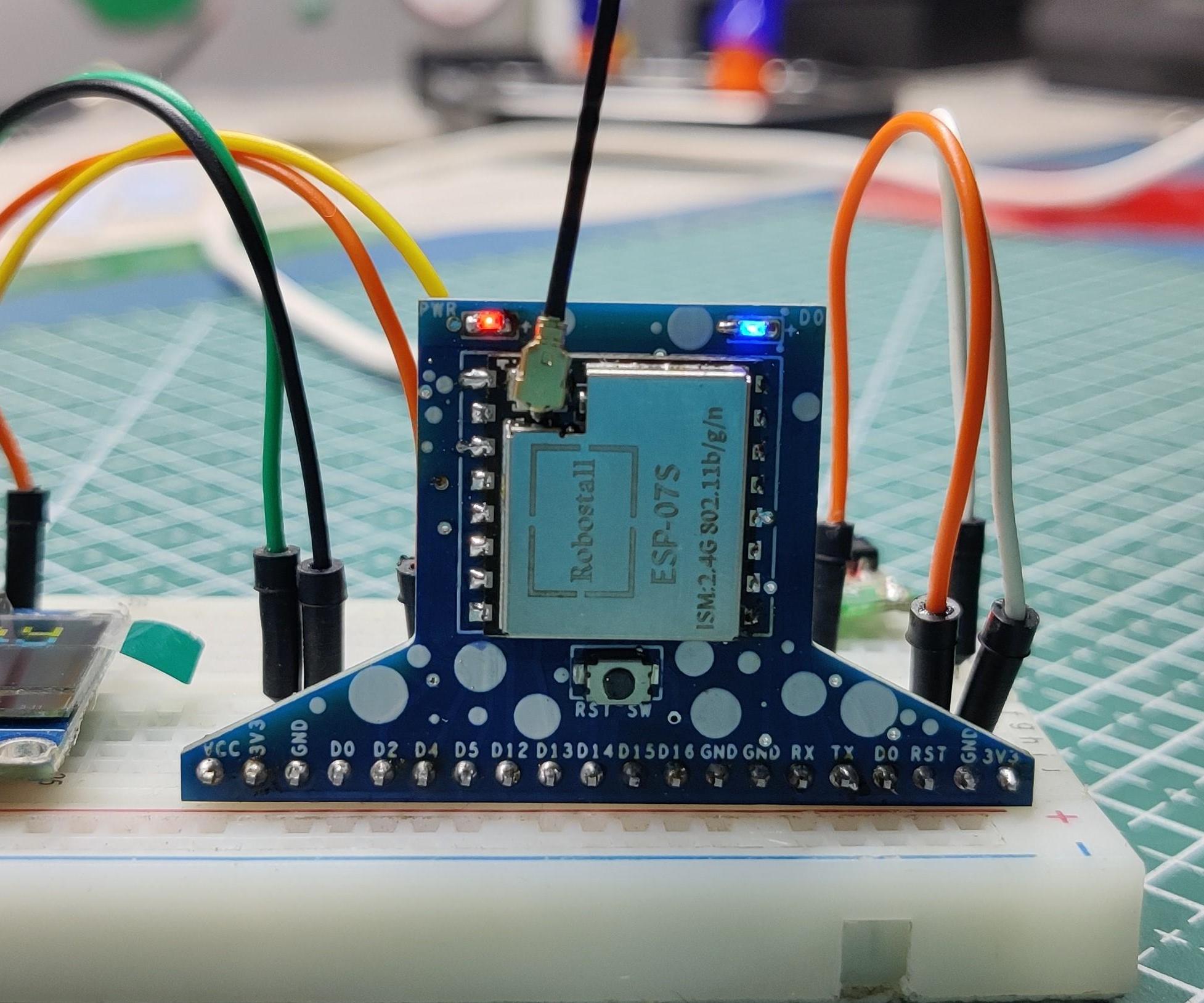 ESP07 Dev Board From Scratch