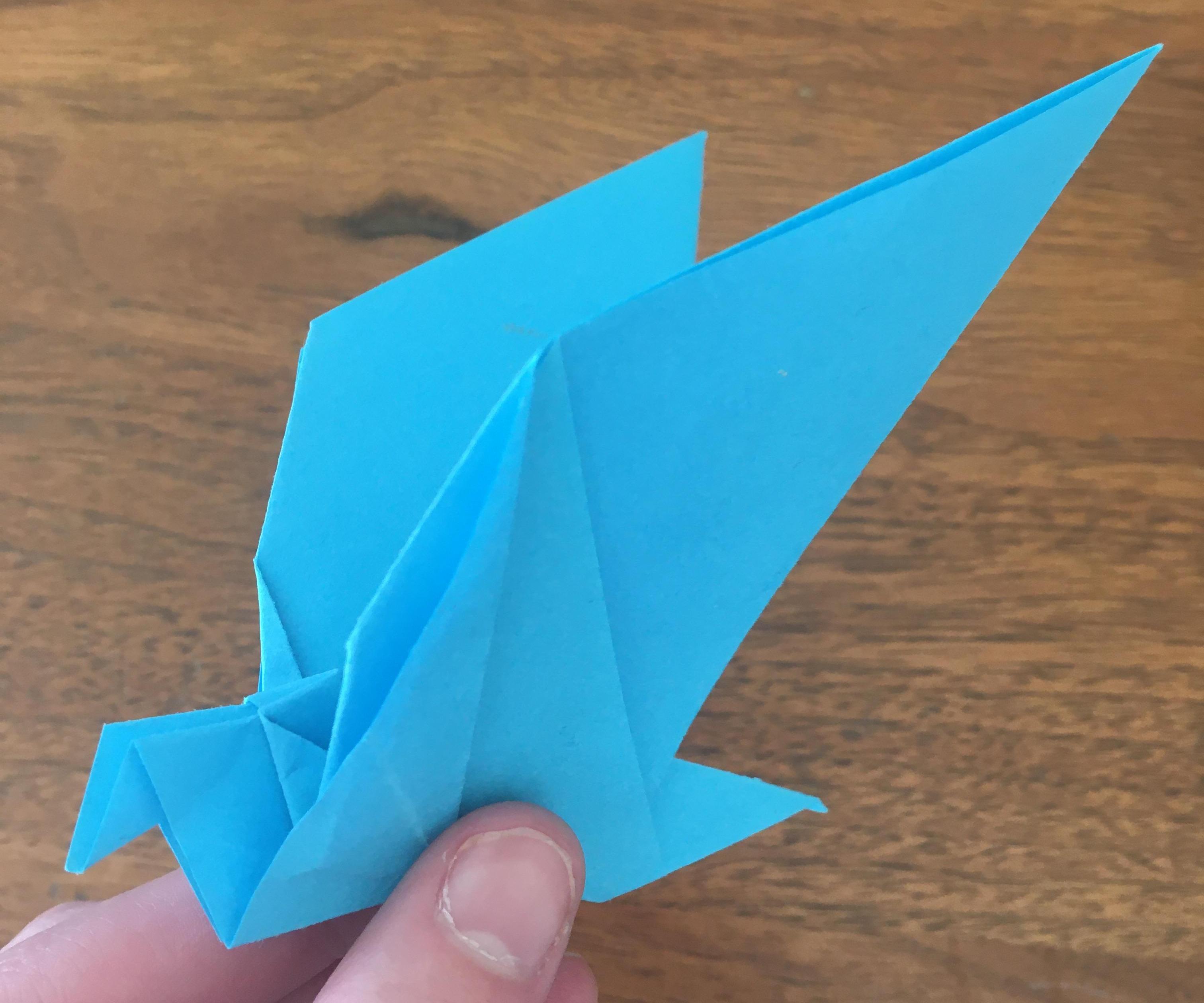 Simple Origami Bird