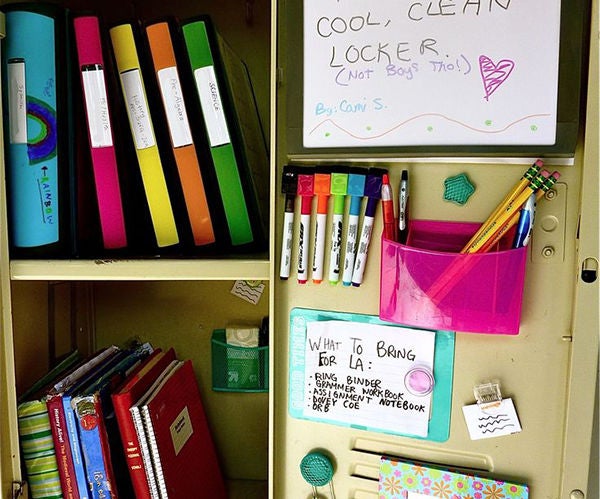 How to Organize Your Locker