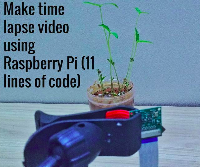 Make Time Lapse Videos Using Raspberry Pi (11 Lines of Code)