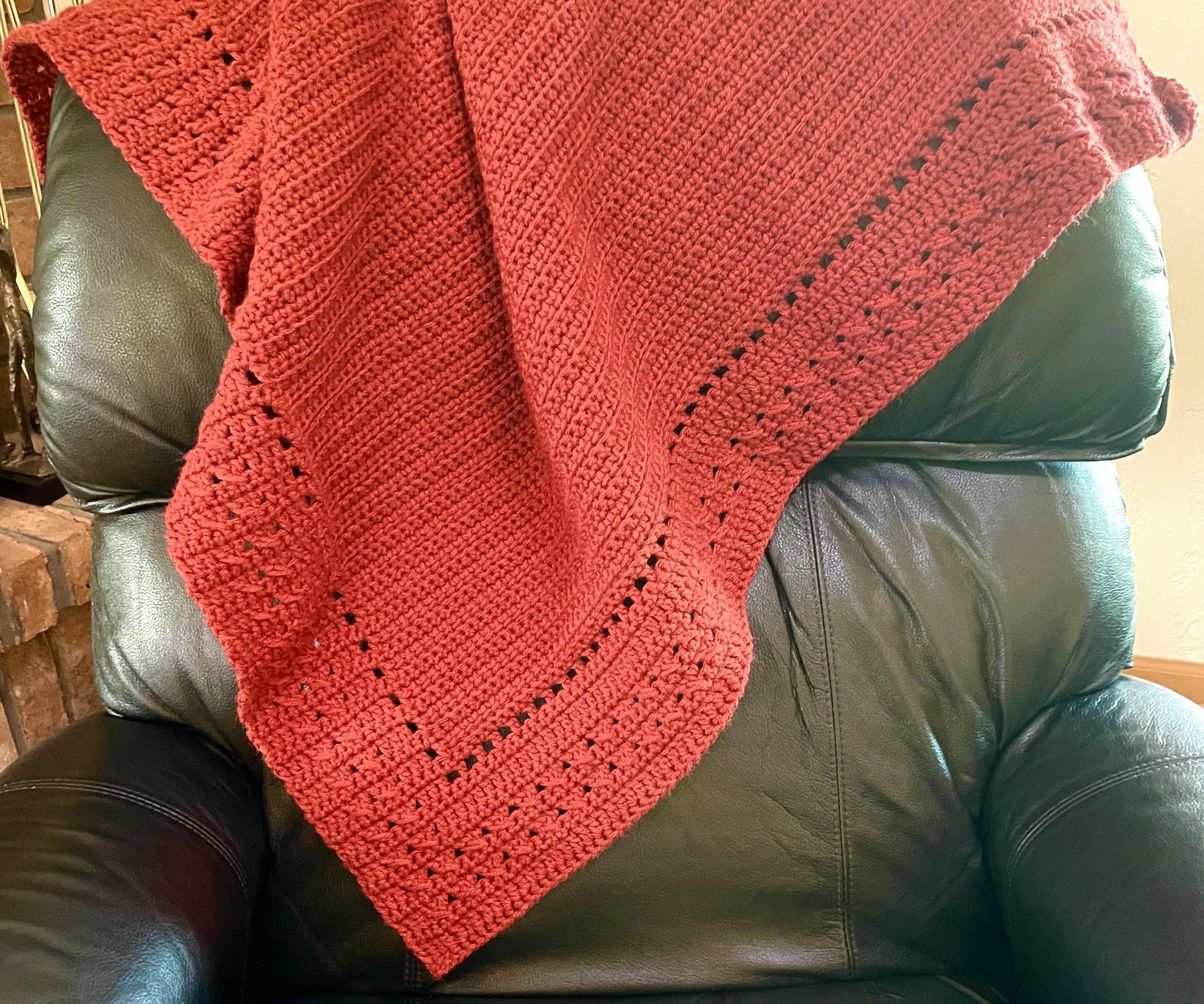 Crochet Blanket With a Beautiful Built-in Border