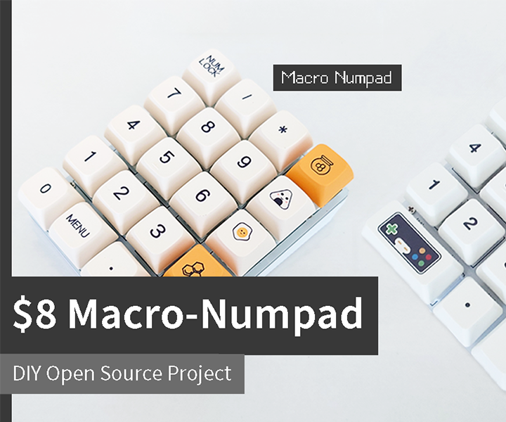 DIY $8 Mechanical Numpad (with Arduino Compatible Firmware!)