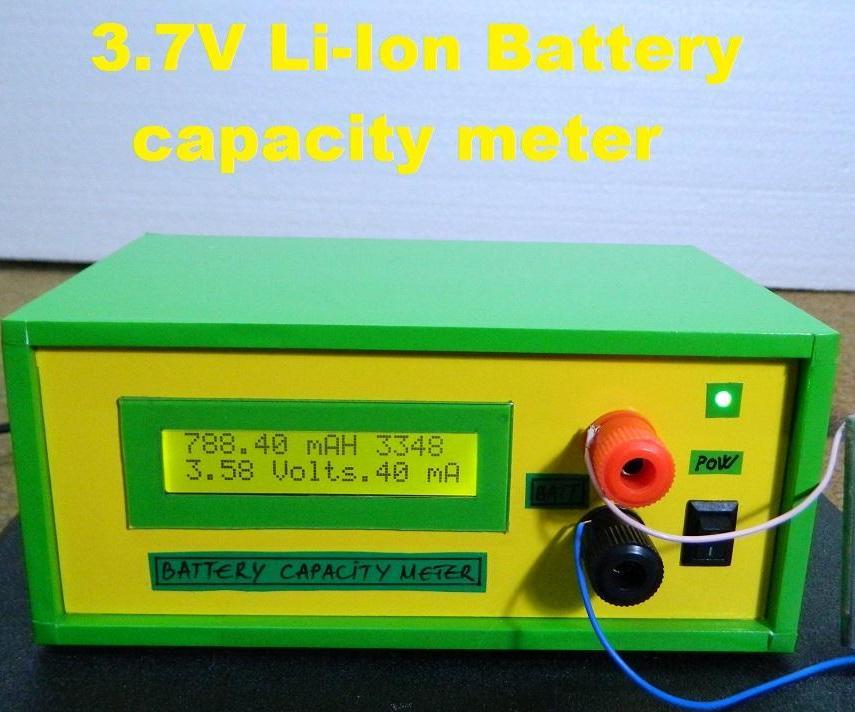 Easy Lithium Battery Capacity Tester