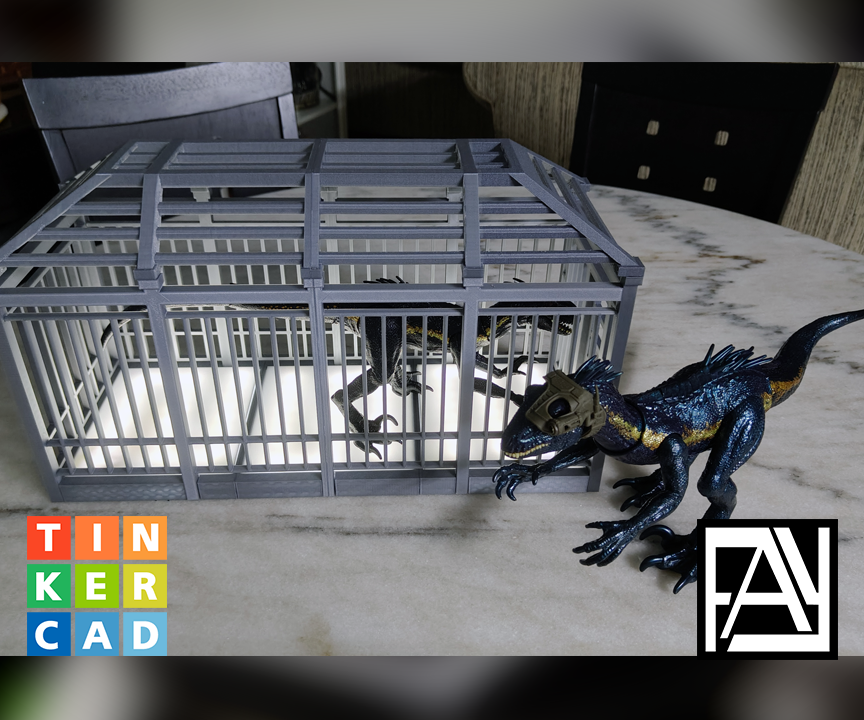 Indoraptor Cage - Jurassic World Toy