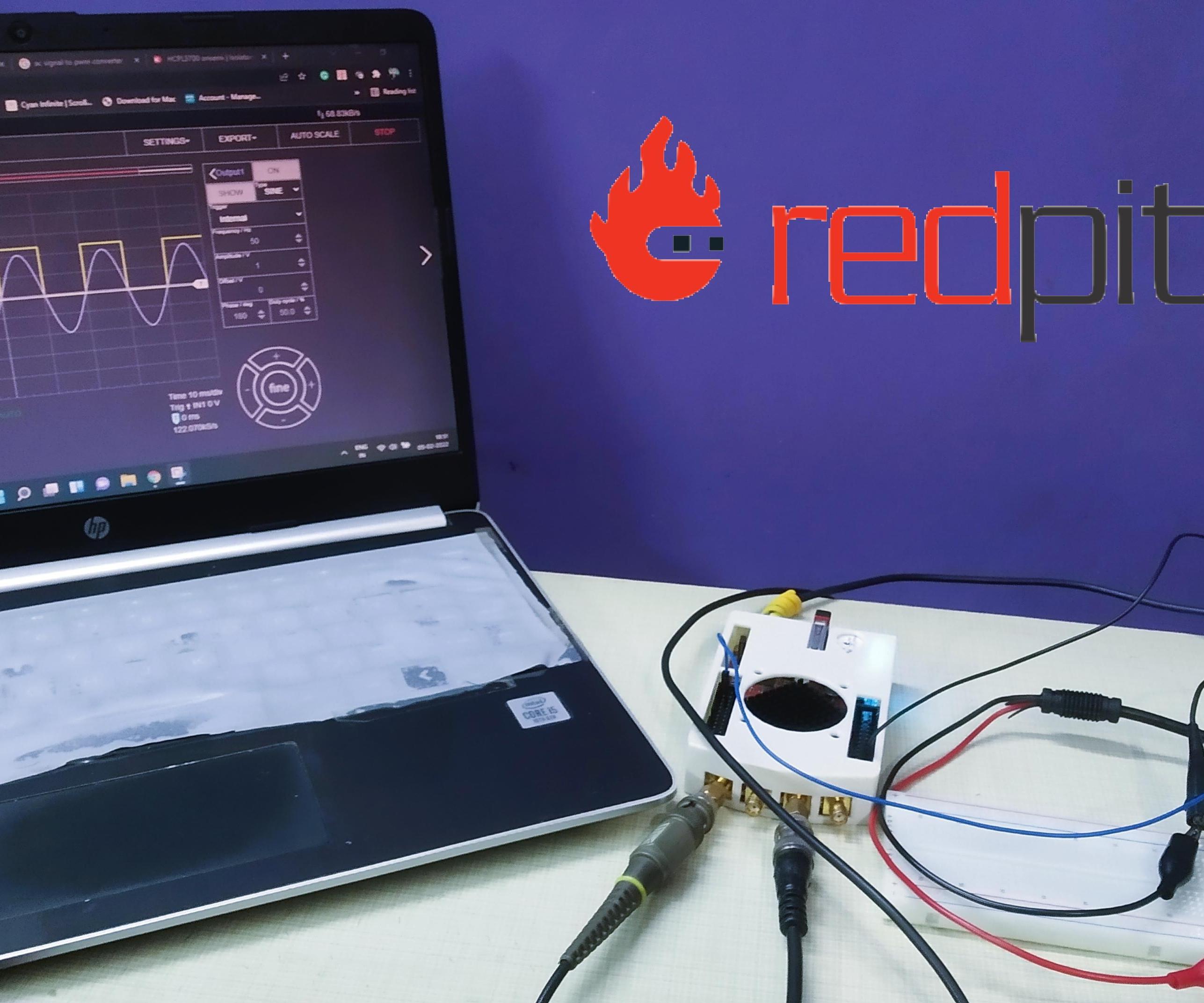 AC Zero-Crossing Detector Circuit Design Using Red Pitaya