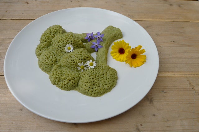 Sculpture From Leftover Broccoli Soup