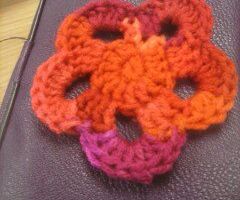 5 Petal Crochet Flower