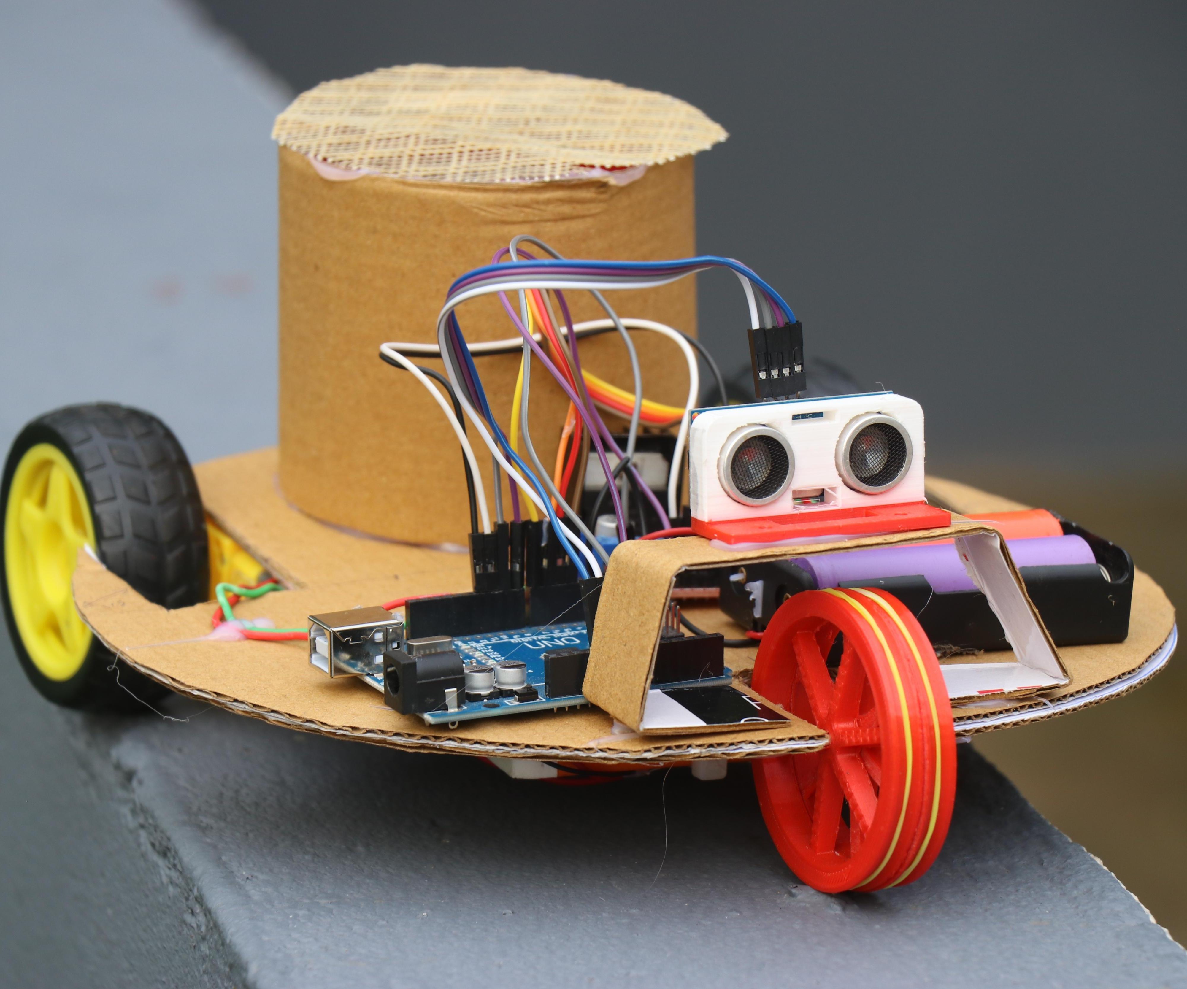 How to Make Floor Cleaning Robot Powered by Arduino