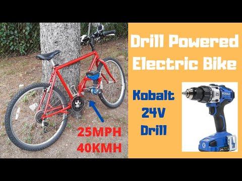 Drill Powered Electric Bike