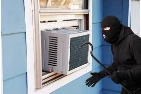 Air Conditioner Auto-Locking Window Guard