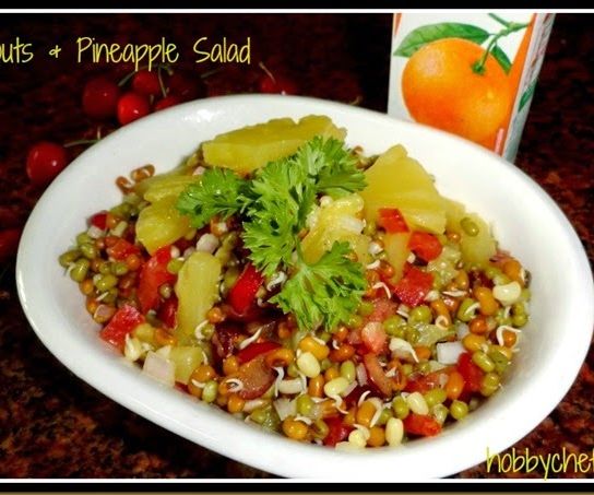 Sprouts & Pineapple Salad