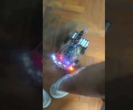 Self-Driving and PS2Joystick-Controlled Arduino Car